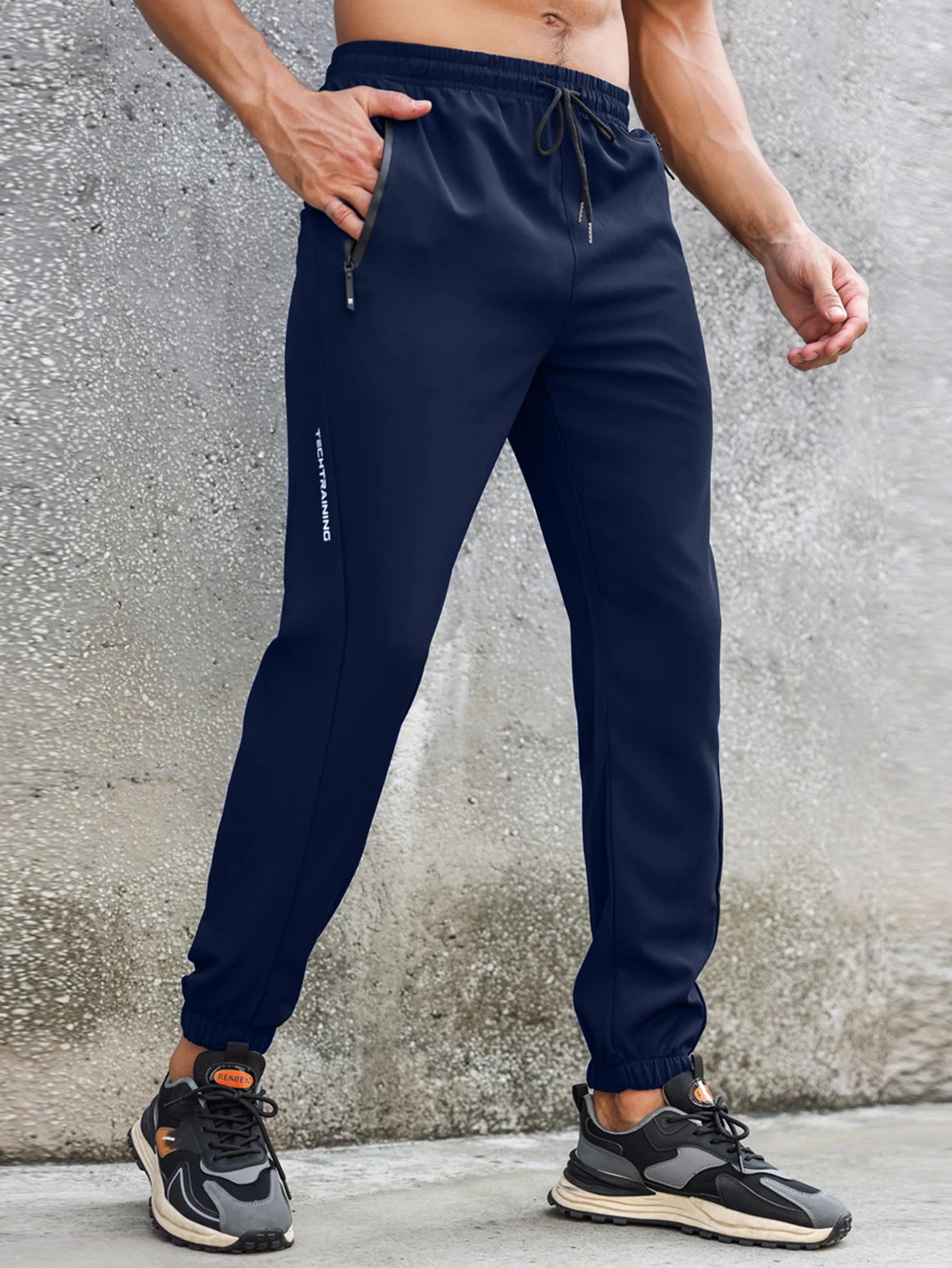 Men's Sweatpants, Thin and Light Breathable, Fitness, Cycling, Outdoor, Swimming, Running, Quick-Drying, Cool, Stretch Pants0318