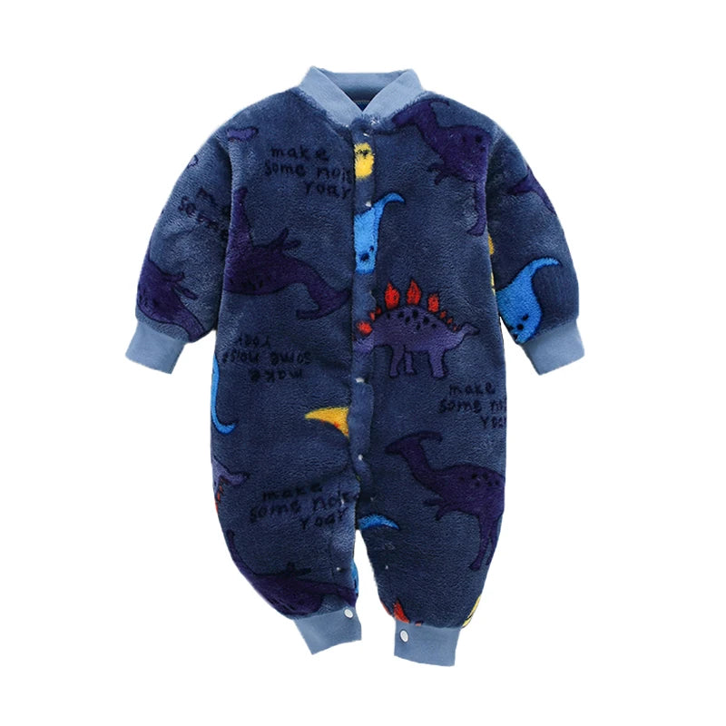 Newborn Baby jumpsuit Clothes Autumn Winter Infant Clothes Cartoon Baby boy Pajamas Toddler Rompers for girls new born  0-18M