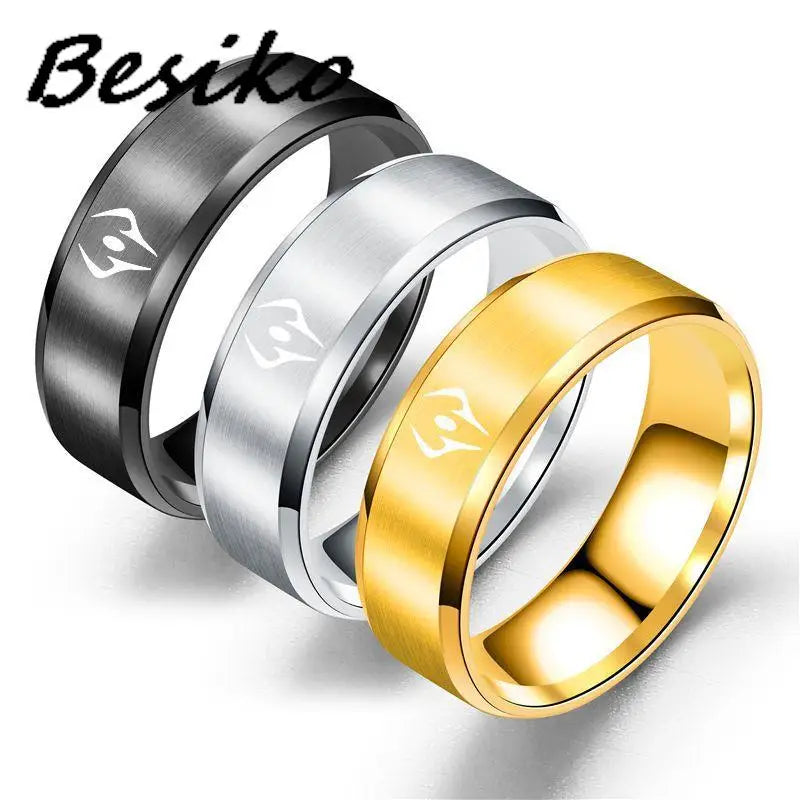 Besiko Anime Jujutsu Kaisen Ryomen Sukuna Itadori Yuji Ring Cosplay Party Men Women Ring Fashion Jewelry Prop Accessories Gift