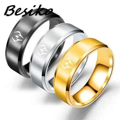 Besiko Anime Jujutsu Kaisen Ryomen Sukuna Itadori Yuji Ring Cosplay Party Men Women Ring Fashion Jewelry Prop Accessories Gift