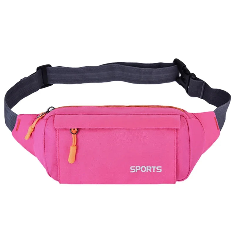 Men's Breast Package Waterproof Outdoor Sports Bag Oxford Pouch Korean-style Waist Bag Fanny Pouch Crossbody Male Banana Bag