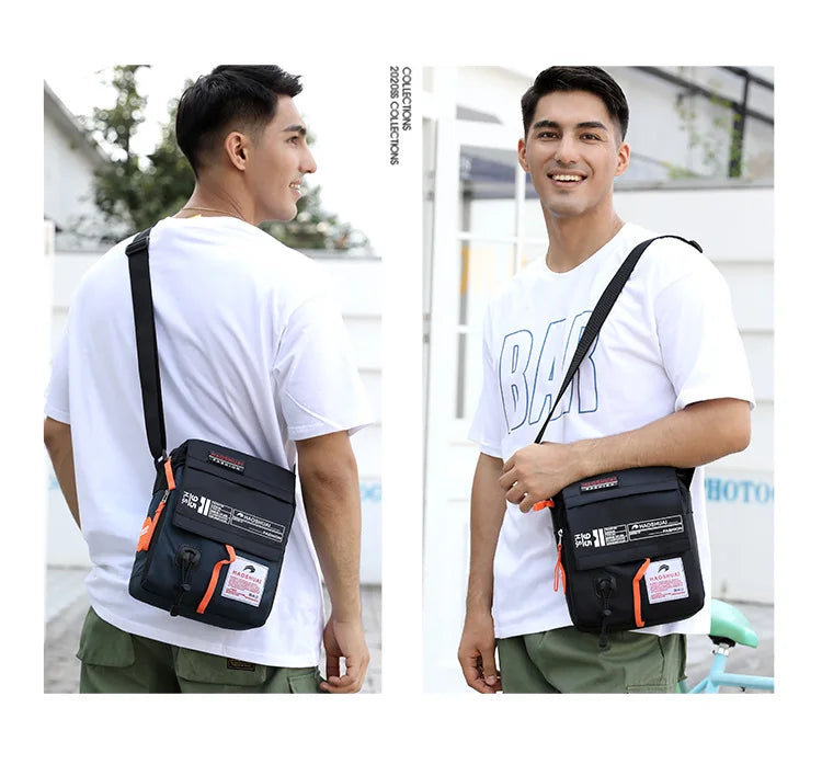 Men Cross Body One Shoulder Bag Military Fashion Trends Casual Travel Waterproof Nylon Male Sling Messenger Crossbody Bags