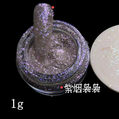 Wholesale Brand New Super Sparkle Flake  Pigment Cosmetic Grade Nail Art Ceramic Coating Ink Plastic Rubber Leather Supplies