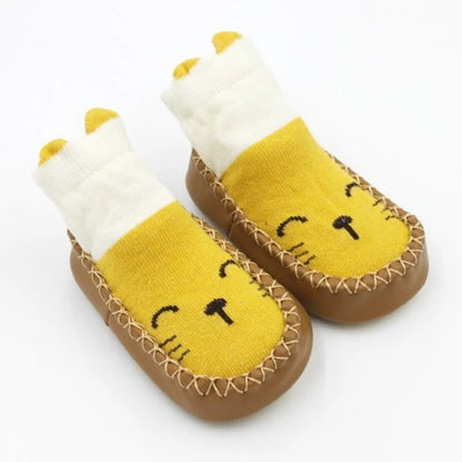 Toddler Indoor Sock Shoes Newborn Baby Socks Winter Thick Terry Cotton Baby Girl Sock with Rubber Soles Infant Animal Funny Sock