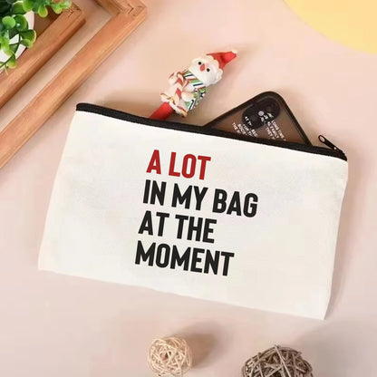 A Lot In My Bag At The Moment Taylor tote bag Women's portable tote bag Eras Tour Inspired Tote Bag Red Album Canvas Tote Bag