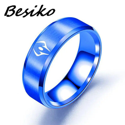 Besiko Anime Jujutsu Kaisen Ryomen Sukuna Itadori Yuji Ring Cosplay Party Men Women Ring Fashion Jewelry Prop Accessories Gift