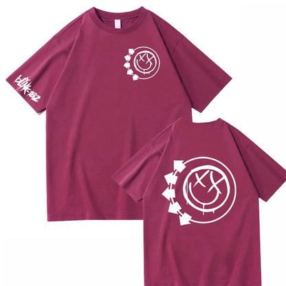 Blink 182 Shirt Blink 182 Music Shirt Blink 182 Merch Gift for Blink 182 Fans Unsiex O-Neck Short Sleeve Shirts