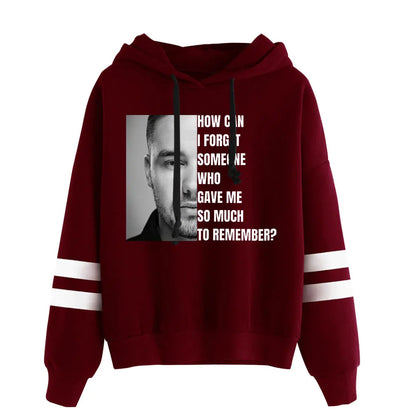 Liam Payne Tribute Hooded  Payne 93 hooded Long Sleeve  Pocketless Sweatshirt Men Women rip hip hop   Pullover