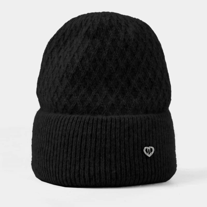 VISROVER 12 Colors Solid Real Cashmere Beanies Winter Hat For Woman Acrylic Hat Woman Autumn Warm Skullies For Man Wholesales