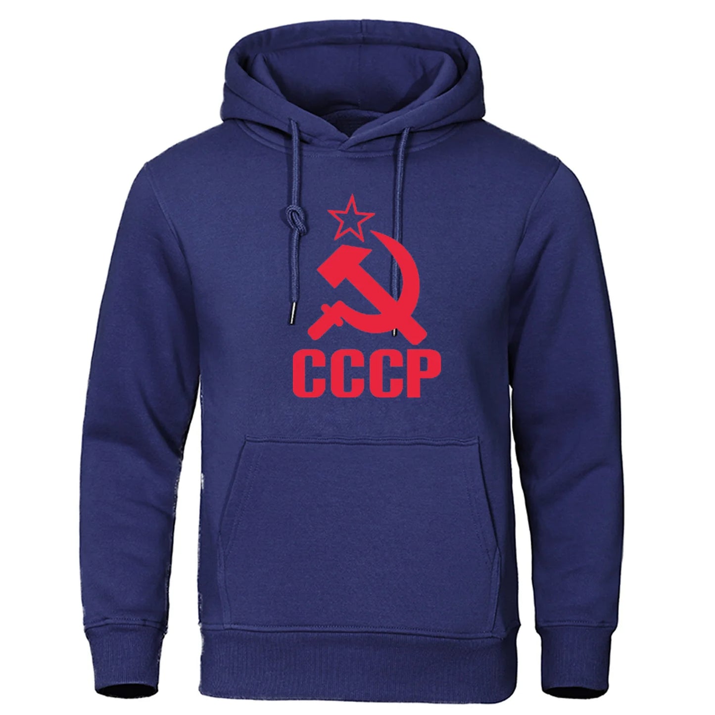 CCCP Popular Fashion Autumn New Fashion Letter Minimalist Printed Elastic Top Loose Men's Hooded Sweatshirt Hip Hop Hoodie Sweat