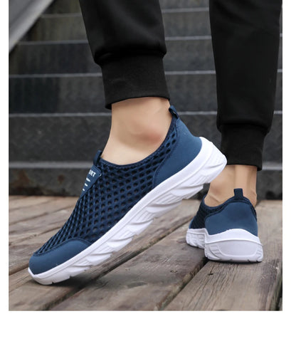 YRZL Man Sneakers 2024 Hot Sale Breathable Mesh Flats Comfortable Soft Sole Running Shoe High Quality Casaul Sport Shoes for Men