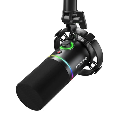 Maono PD200X RGB Gaming Microphone Dynamic Microphone USB/XLR Dual Mode Microphone Podcast Mic RGB USB Gaming Mic XLR Mic