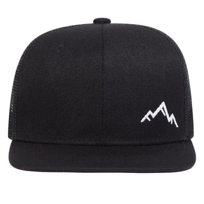 Unisex Mountain Embroidery Hip-hop Net Hats Spring Summer Outdoor Adjustable Casual Baseball Caps Sunscreen Hat