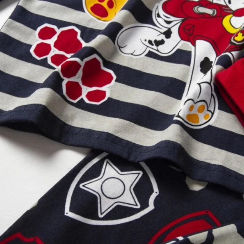 PAW Patrol  Spring Autumn Long Sleeve Baby Boys Clothing Sets Children's Pajamas Girls Cartoon Sleepwear Set Home Clothes 2pcs