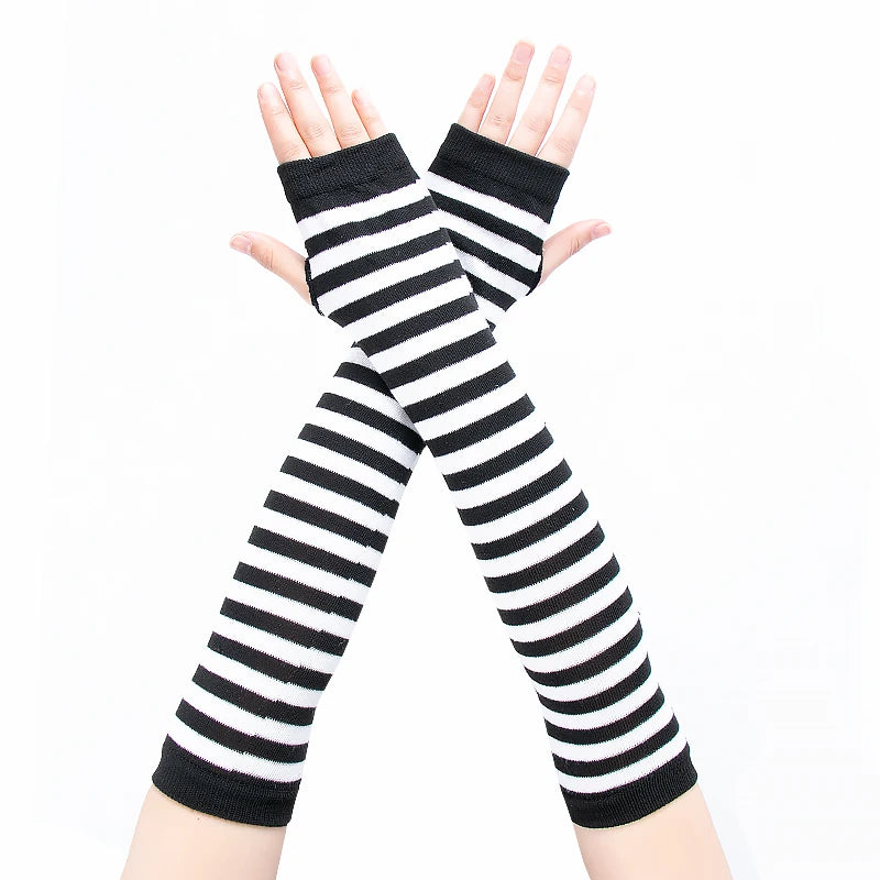 New Fashion Neon Fishnet Fingerless Long Gloves Leg Arm Cuff Party Wear Fancy Dress for Womens Sexy Beautiful Arm Warmer