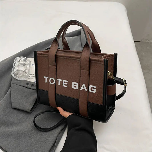 Large capacity trendy commuting tote women fashionable letter single shoulder bag female high-quality diagonal cross bag handbag