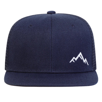 Unisex Mountain Embroidery Hip-hop Net Hats Spring Summer Outdoor Adjustable Casual Baseball Caps Sunscreen Hat