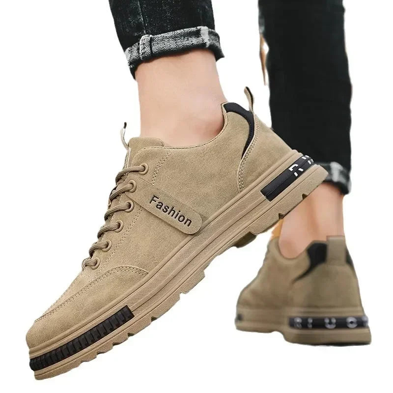 Men's shoes 2024 new spring and autumn season breathable versatile casual trendy shoes men's work lightweight sports board shoes