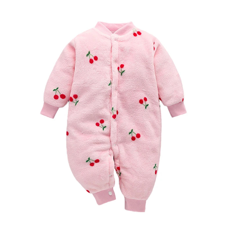 Newborn Baby jumpsuit Clothes Autumn Winter Infant Clothes Cartoon Baby boy Pajamas Toddler Rompers for girls new born  0-18M