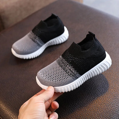 Children Shoes Soft Breathable Mesh Kids Sneakers Spring Autumn Boys Girls Casual Sport Shoes School Toddler Slip-on Shoes