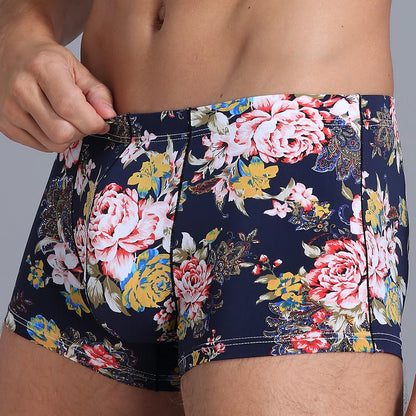 New Men's Underwears Men Boxers Fashion Printed Student Print Boxer Shorts Male Comfortable Panties Hot Underpantes