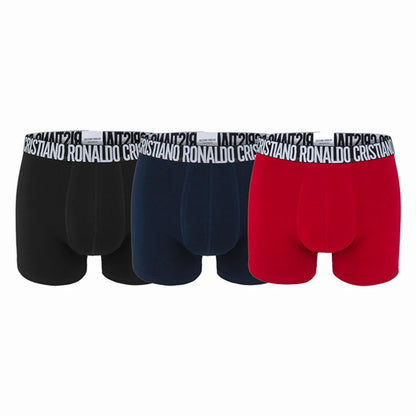 CRIIS SEVEN 7 Boxer Briefs Pack Mens Cristiano Ronaldo Basic Cotton Underwear Man Trunks Gym Shorts Men Underpants Comfortable