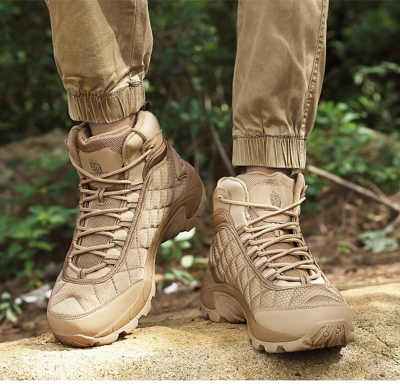 Men Boots High Quality Hking Shoes Tactical Boots for Men Snow Boots Outdoor Sneakers Mountaineering Camping Thick Sole