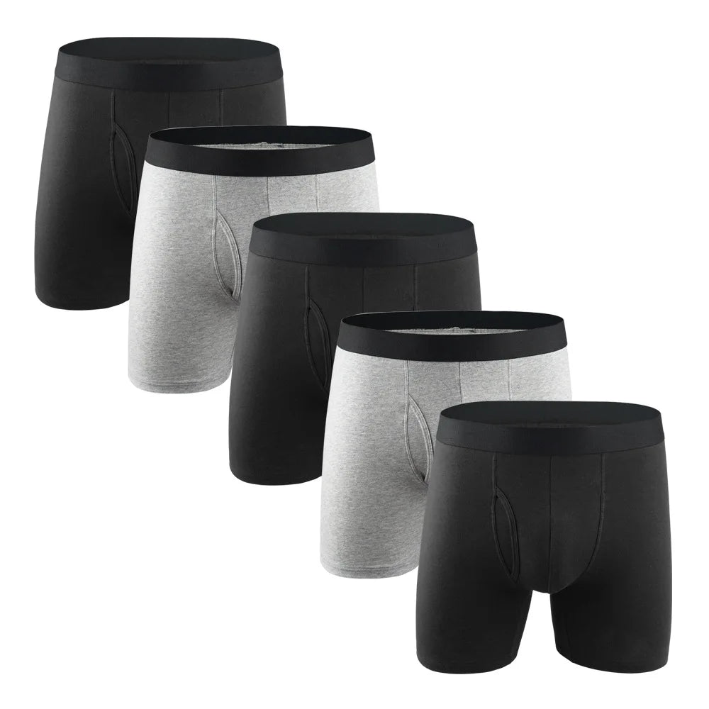 8PC/LOT Men Underwear Boxers Long Men's Clothing Men Shorts Cotton Man Panties Boxershorts boxer hombre ropa interior hombre NEW