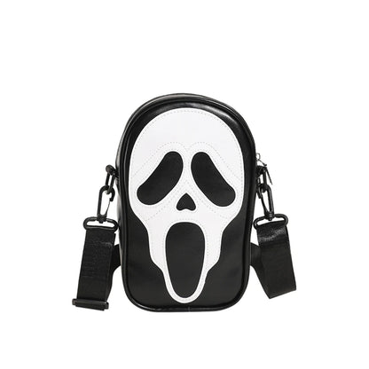 1pcs PU Leather Gothic Devil Halloween Unisex Personality Bags