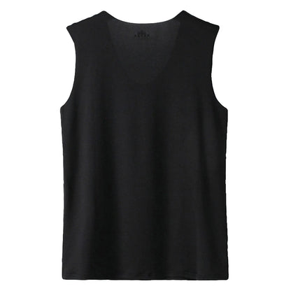 Tops Seamless Mens Vest Sleeveless Sport Bodysuit Vest For Men Clothing Plain Casual Summer V-neck Tank Undershirts Cool Gym