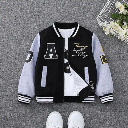 Children's Coat New Trendy Fashion Jacket Spring and Autumn Thin Clothing Boys Girls Versatile  Casual Outerwear