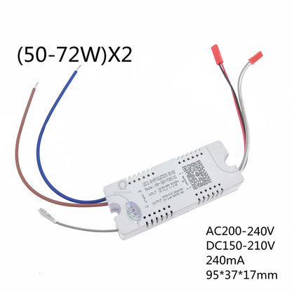 AC220V 2.4G Intelligent LED Driver RF Remote Control 12-40W 36-50W 40-60W 50-72W X2 X4 X6 X8 240mA Dimming Lighting Transformer