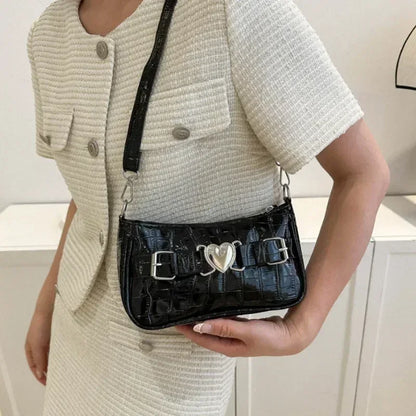 PU Versatile and Fashionable Portable Small Square Bag Single Shoulder Crossbody Bag Luxury Designer Handbag Bolsas De Mujer