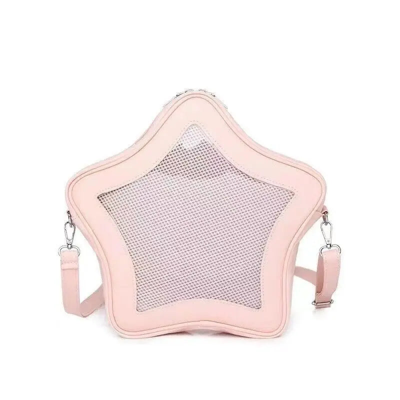 Original Cute Kawaii Ita Bag Anime Five Pointed Star Two-Dimensional Crossbody Bag Street Fashion Women Mini Shoulder Bag