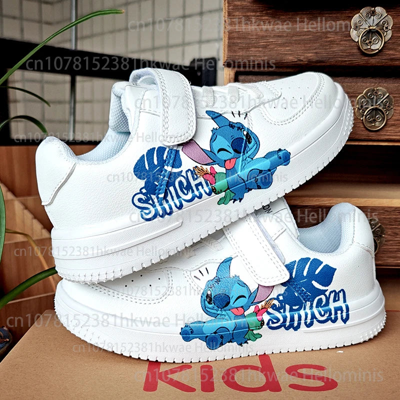 Stitch girls boys shoes sneakers for children Student Casual basketball shoes Kid Sneakers Running Fashion Sports Shoes Gift