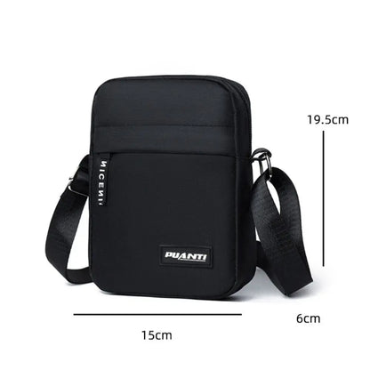 Mini Nylon Shoulder Bag Men Solid Color Crossbody Bag Casual and Fashionable Retro Bag Business Crossbody Bags for Men Hand Bag