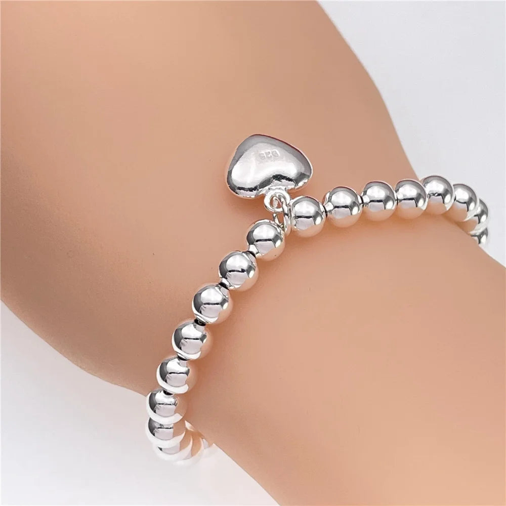 Andara Wholesale 925 Silver Bracelet Elegant Chain High Quality Jewelry For Men&Women Christmas Gifts