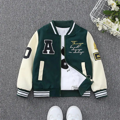 Children's Coat New Trendy Fashion Jacket Spring and Autumn Thin Clothing Boys Girls Versatile  Casual Outerwear