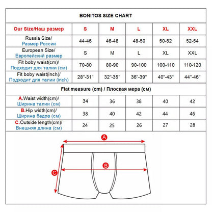 8pcs-Men's panties elasticity Boxers man underwear Solid Men underpants cotton male Boxer Shorts Brand Men's square panties