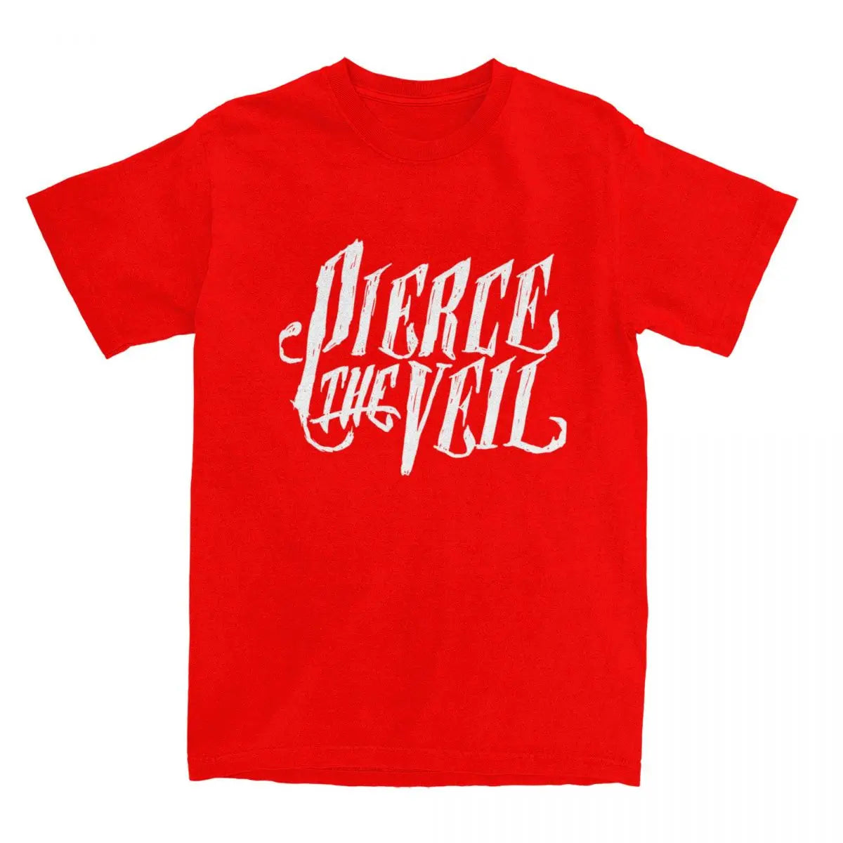 Men Women PIERCE THE VEIL Band Rock Music T Shirt Accessories Fashion Pure Cotton T Shirt Tops Adult