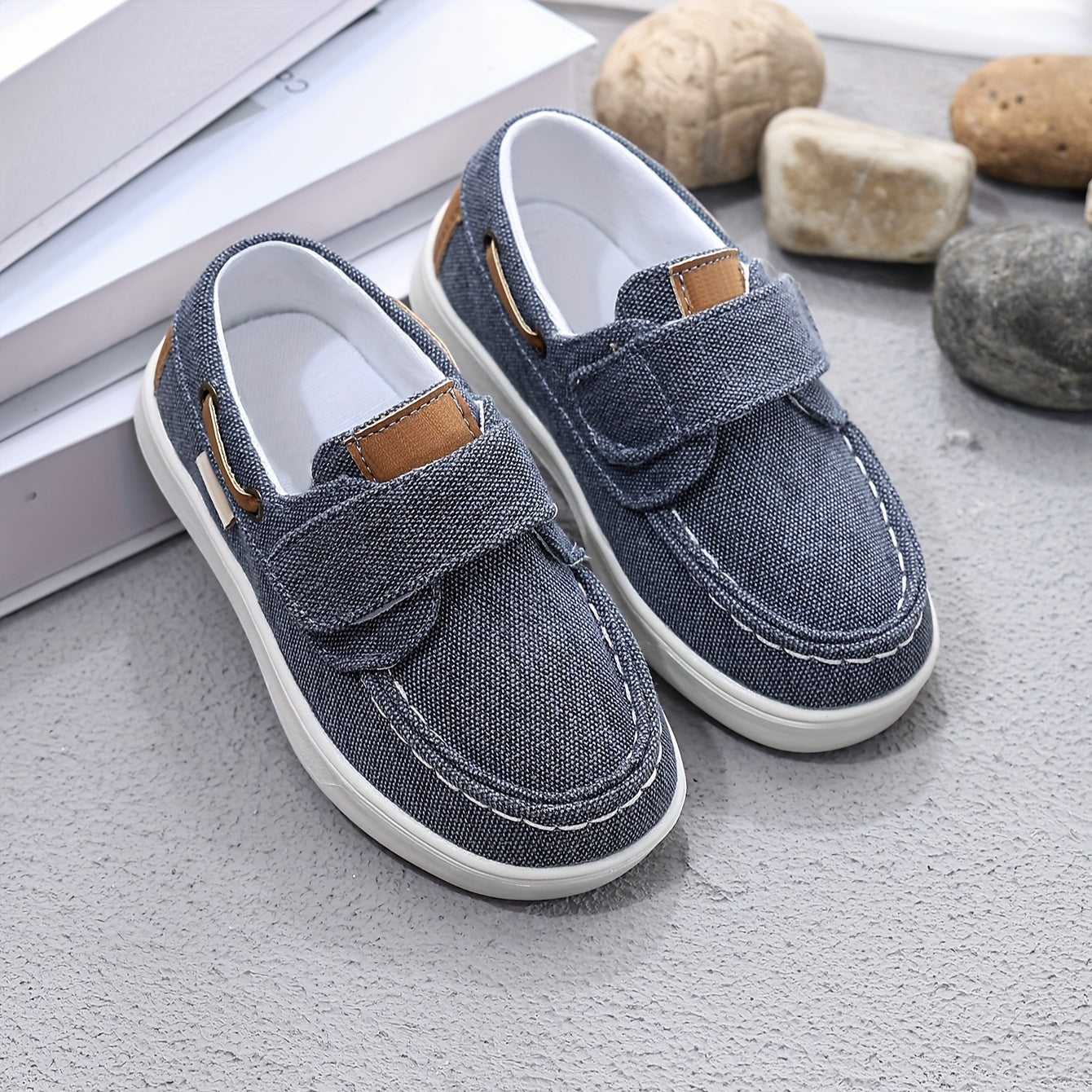 Boys' Non-Slip Soft-Soled Low-Top Canvas Shoes