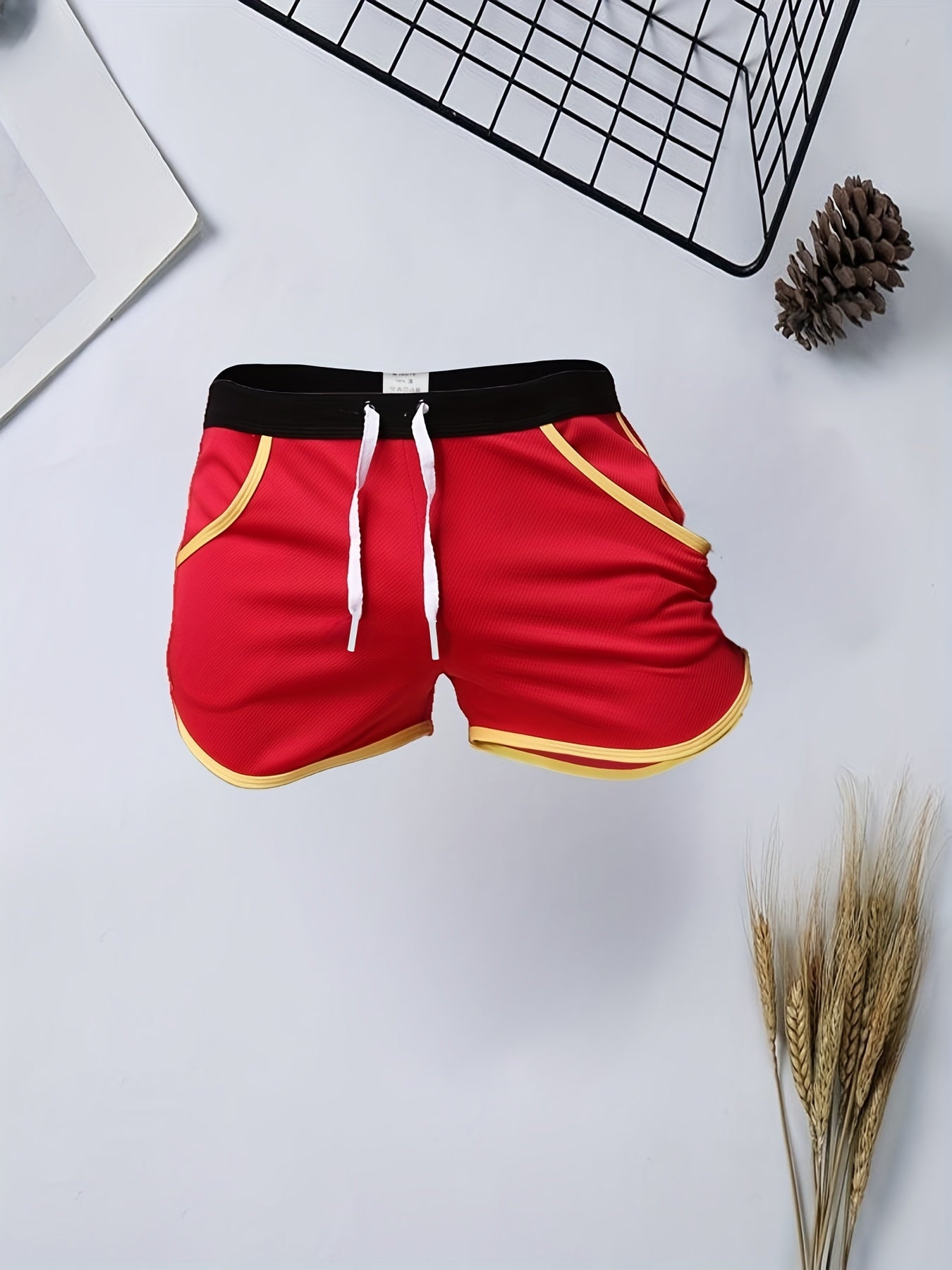 Summer Fitness Shorts - 1pc Men's Beach Jogger Pants, Arrow Pants, Sport Athletic Underwear