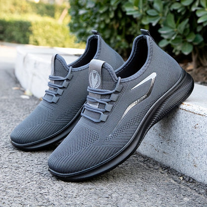 Lightweight Breathable Men's Sneakers - Athletic Shoes for Running Basketball Workout Gym