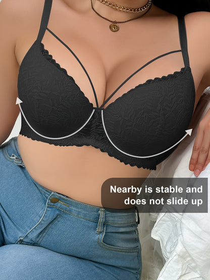 [Large Anti-Sagging Breast Bra] Sexy Beautiful Breast Bra for Women with Steel Ring Large Size Anti-Sagging