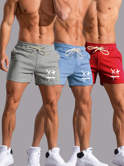 Men's Trendy joyful Shorts - Three Piece Set